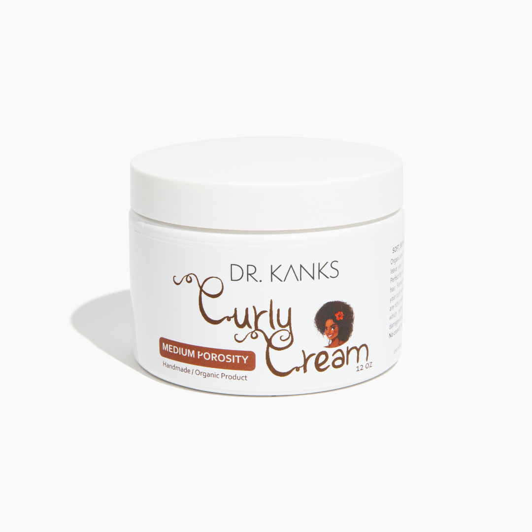 Curly Cream For Medium Porosity Hair | Twist Out Cream With Flaxseeds