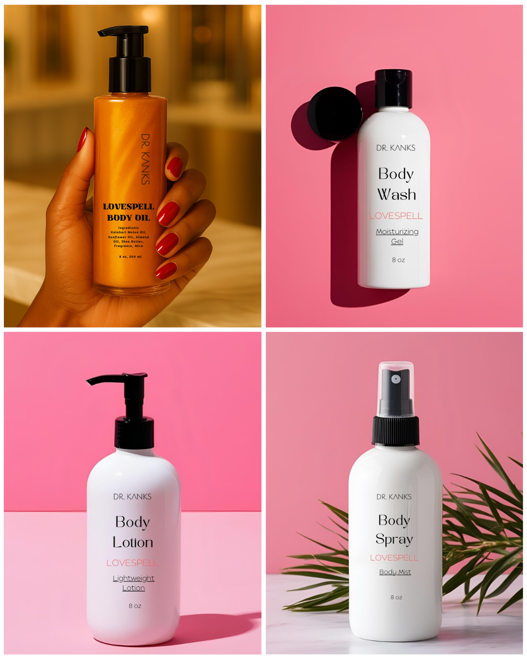 Lovespell Dry Body Oil | Non-Greasy Moisturizer for Dry & Mature Skin