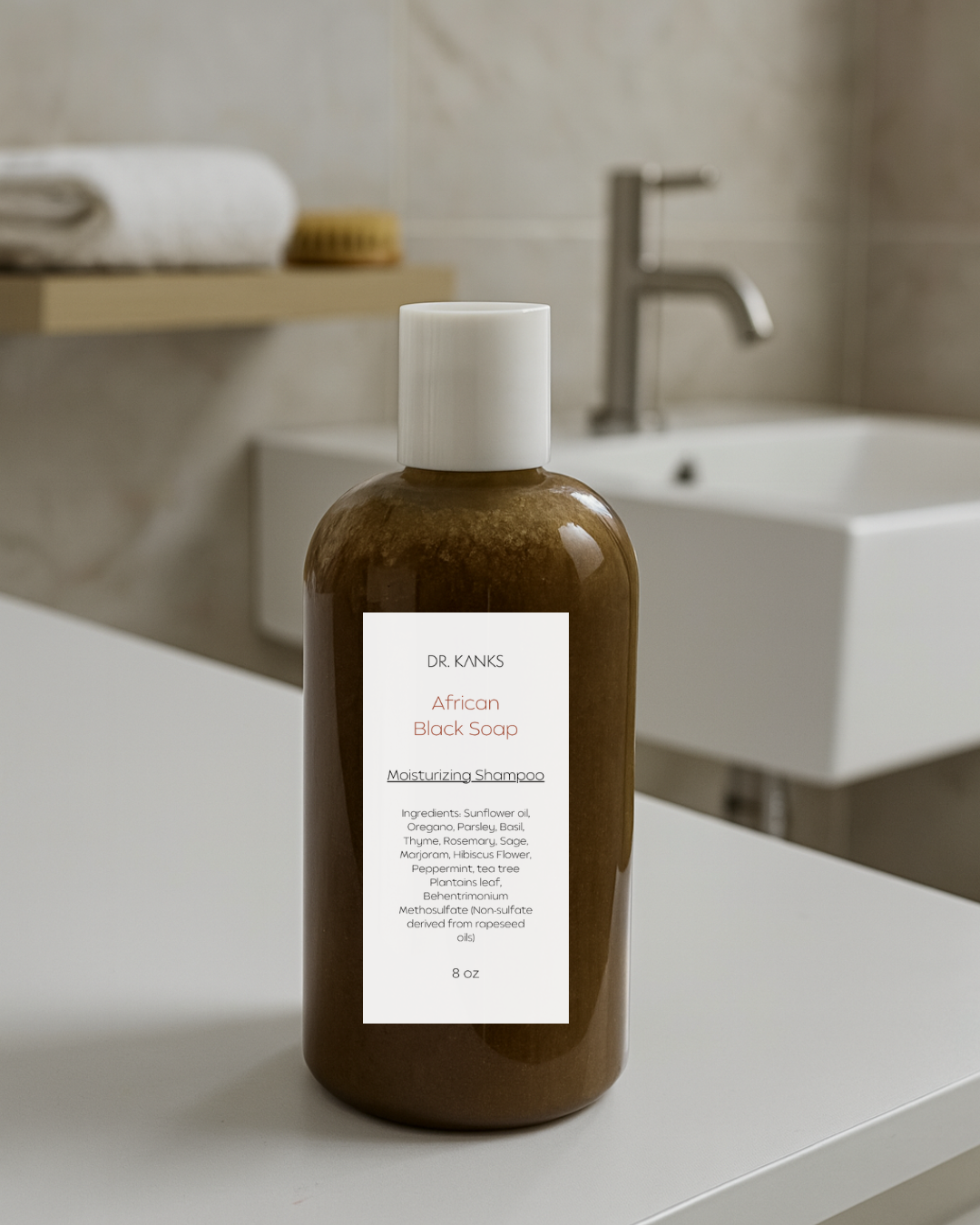 Liquid Shampoo – African Black Soap | Deep Cleanse & Scalp Nourishment