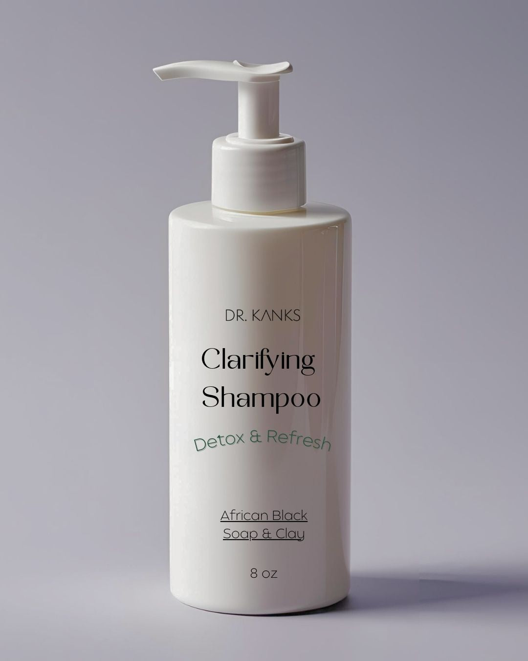 Clarifying Shampoo – African Black Soap & Clay | Detox & Refresh