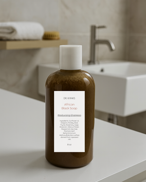 Liquid Shampoo – African Black Soap | Deep Cleanse & Scalp Nourishment